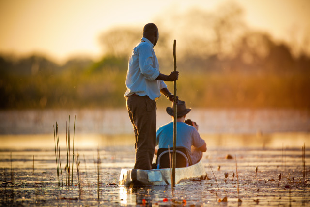 Makoro at sunset