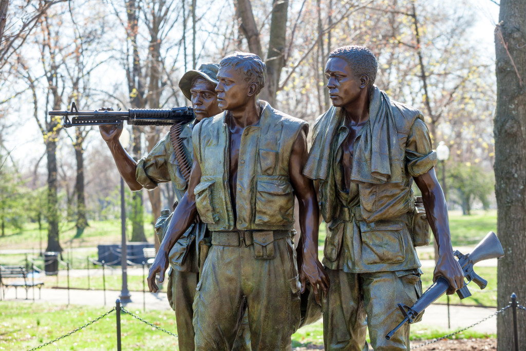 Vietnam Veterans Memorial Statue, Washington DC